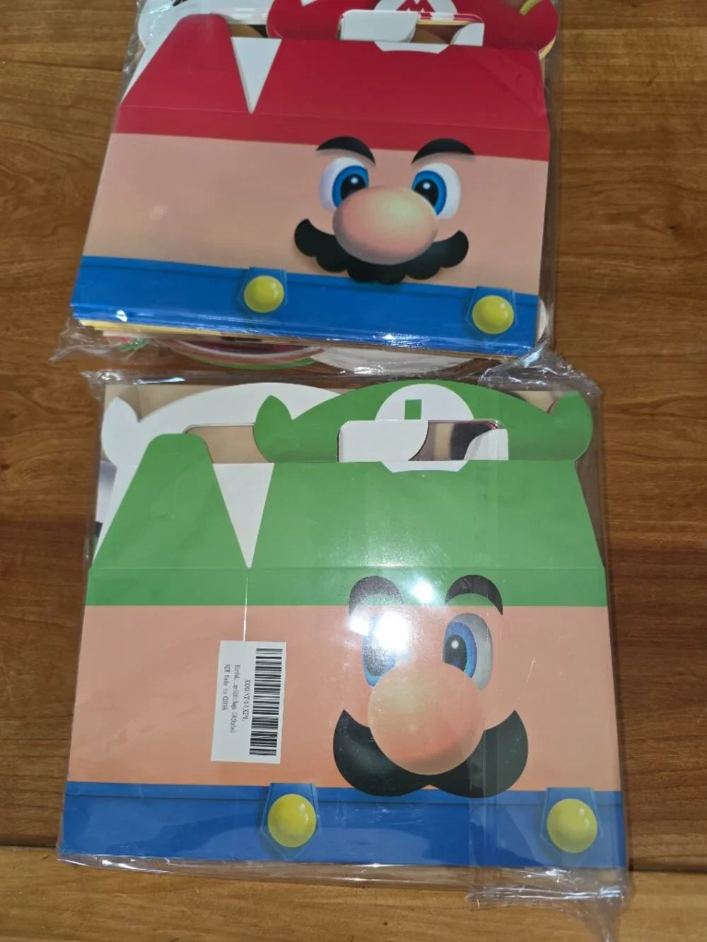 Super Mario Bros Gift Boxes Lot 48 Total (2 Packs of 24) Party Favor Boxes Mario